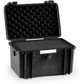 BluBox TSA Approved Waterproof Camera Case - Premium 15.2x9.0x9.5 Inches IP67 Rated Container with Customizable Foam for Electronics, Photography, and Outdoor Equipment Protection