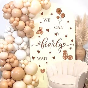 A Little Pumpkin is On The Way Baby Shower Party Decals Sign Autumn Fall Pumpkin Backdrop Decals Gender Reveal Party Decoration Autumn Fall Halloween Balloon Arch Party Decal