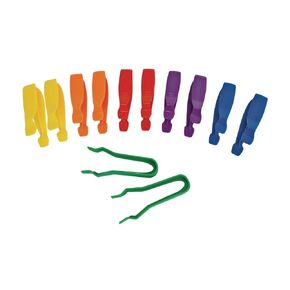 Excellerations Easy Squeeze Jumbo Tweezers 4-3/4 inches L x 1-3/4 inches W x 1 inches H Set of 12 for Preschool, Educational, PreK, Ages 2 and up, Special Needs