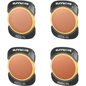 ND/PL Lens Filter Set for DJI OSMO Pocket 3 Accessories Multi Coated HD Optical Glass 4 Pack-（ ND8/PL, ND16/PL, ND32/PL, ND64/PL）
