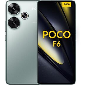 Xiaomi Poco F6 5G + 4G LTE 256GB + 8GB Global Version Unlocked 6.67" 120Hz 50Mp Triple Camera (Tmobile Mint Tello & Global) + (w/Fast 51W Bundle) (Black)