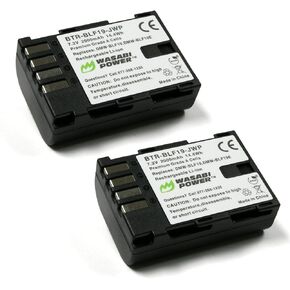 Wasabi Power Battery for Panasonic DMW-BLF19 (2-Pack)