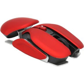 Ergonomic Gaming Mouse with Adjustable 800/1200/1600 DPI, 16 Way Automatic Frame Skip Rechargeable Laptop Tablet Computer Office Optics Mice for Gamer, PC