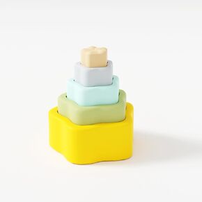Soft Silicone Baby Toys Stacking Star Toy Nesting Toy Collection for Toddler Toys as Baby Gifts - Food Grade Silicone - a Stacking Toy That is a Must Have Baby Registry Items