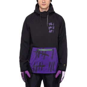 هودي مقاوم للماء للرجال من 686 - سويت شيرت شتوي مع قناع وجه مرفق وجيب كنغر - مقاوم للماء والطقس in Kuwait