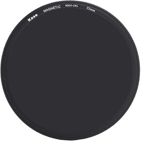 Kase Wolverine 77mm ND64 / CPL Magnetic Shockproof Tempered Optical Glass Filter Incl Adapter 77 6 Stop Dark Circular Polarizer