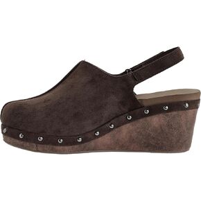 Corkys Footwear Women's Make Em Blush EVA Foam Platform 2.50 بوصة إسفين خفيف الوزن نعل داخلي مبطن مغلق عند الأصابع كاجوال أنيق عصري