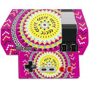 MightySkins Skin Compatible with Nintendo NES Classic Edition wrap Cover Sticker Skins Pink Aztec