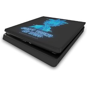 Head Case Designs Officially Licensed Rick And Morty The Space Cruiser Graphics Vinyl Sticker Gaming Skin Decal Cover Compatible With Sony PlayStation 4 PS4 Slim Console in Kuwait