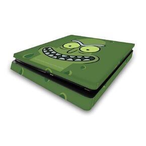 Head Case Designs Officially Licensed Rick And Morty The Space Cruiser Graphics Vinyl Sticker Gaming Skin Decal Cover Compatible With Sony PlayStation 4 PS4 Slim Console