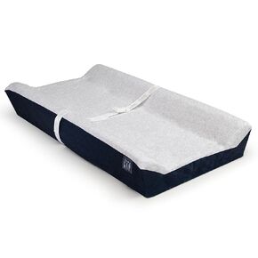 Delta Children, Gap babyGap Contoured Changing Pad with Cooling Cover, Grey Stripe