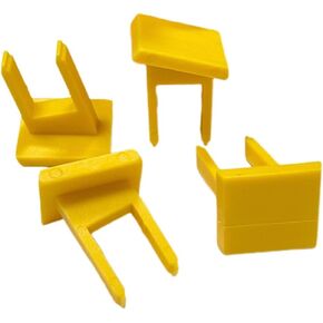 22256, 815863, Suitable for Replacement Yellow Square Power Switch Safety Keys Parts 4pcs