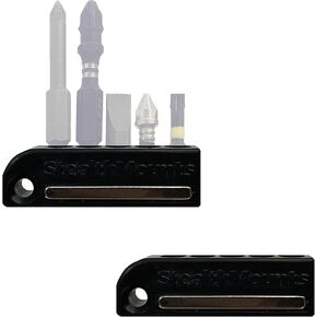 StealthMounts Ryobi Magnetic Bit Holder - 2 Pack | Ryobi 18v Drill Bit Organizer | Perfect for Ryobi Impacts and Drills