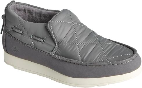Sperry Women's Moc-Sider - Sleek Moccasin Slip-Ons Made with Durable Nylon Uppers, Microfleece Linings, Cushioned Insoles and Blown EVA Outsoles, Grey, 7 M in Saudi Arabia