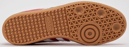 حذاء رياضي نسائي من Adidas Samba OG (أبيض أحمر قرمزي، 10) in Saudi Arabia
