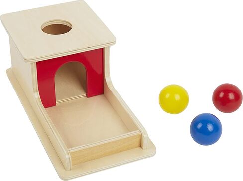 Object Permanence Box with Tray Three Balls for 6-12 Months Babies (T-I040-1F) in Saudi Arabia