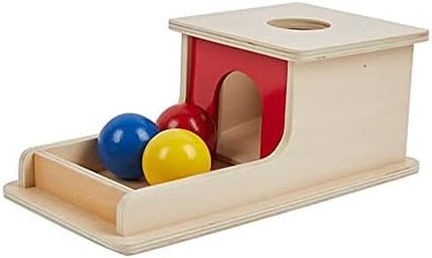 Object Permanence Box with Tray Three Balls for 6-12 Months Babies (T-I040-1F) in Saudi Arabia
