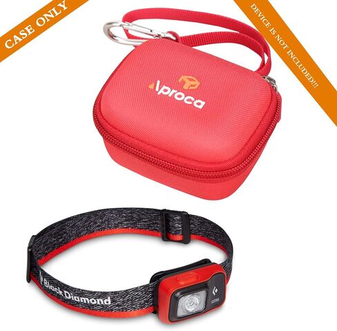 Aproca Red Portable Hard Storage Case, for Black Diamond Equipment Spot 400 / Storm 400 / Spot 400-R/Storm 500-R Headlamp in Saudi Arabia