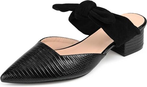 Journee Womens Melora Slip On Pointed Toe Mules Flats in Saudi Arabia