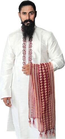 Indian Traditional Sherwani Kurta Dupatta Shawl Scarf For Men (Only Dupatta) in Saudi Arabia