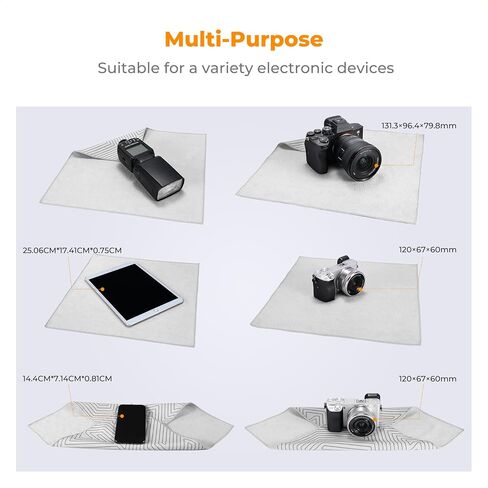 K&F Concept Lens Camera Protective Wrap, Anti-scratch Lens protector, Magic Self-Adhesive Cloth Camera Wrap for Camera Lens/DSLR/Accessories in Saudi Arabia
