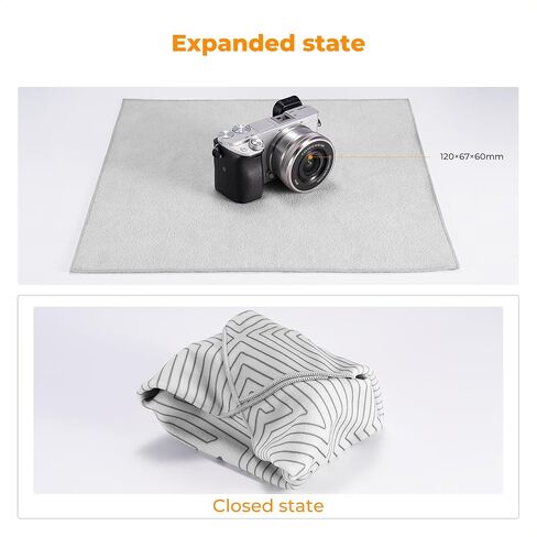 K&F Concept Lens Camera Protective Wrap, Anti-scratch Lens protector, Magic Self-Adhesive Cloth Camera Wrap for Camera Lens/DSLR/Accessories in Saudi Arabia