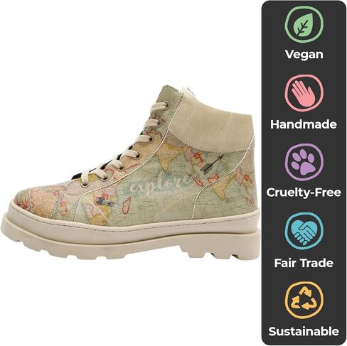DOGO Ankle Boots for Women - Vegan Leather and Handmade Women Booties and Ankle Boots, in Kuwait
