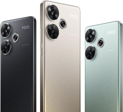 Xiaomi Poco F6 5G + 4G LTE 256GB + 8GB إصدار عالمي مفتوح 6.67 بوصة 120 هرتز 50 ميجابكسل كاميرا ثلاثية (Tmobile Mint Tello & Global) + (مع حزمة سريعة 51 واط) (أسود) in Saudi Arabia