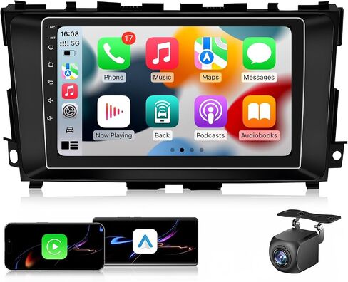 (2+64G) for Nissan Altima 2013-2018 Car Radio Stereo: 9 Inches 1280*800p Touchscreen Wireless CarPlay/Android Auto, 5G WiFi Bluetooth Reversing Image SWC DSP Sound Mirror Link GPS Navigation FM Radio in Saudi Arabia