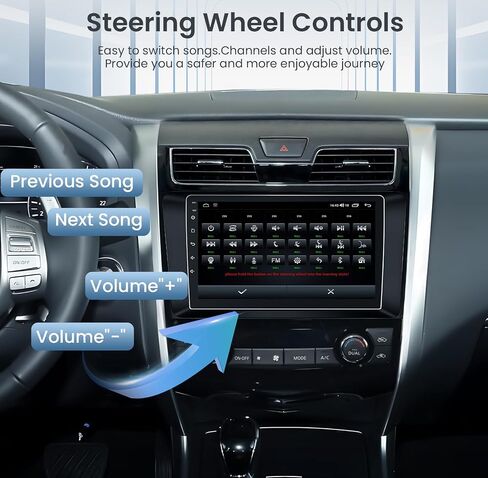 (2+64G) for Nissan Altima 2013-2018 Car Radio Stereo: 9 Inches 1280*800p Touchscreen Wireless CarPlay/Android Auto, 5G WiFi Bluetooth Reversing Image SWC DSP Sound Mirror Link GPS Navigation FM Radio in Saudi Arabia