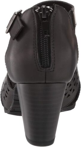 Easy Street Women's Block Heel Sandal Heeled, Black, 7.5 Wide in Saudi Arabia