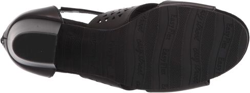 Easy Street Women's Block Heel Sandal Heeled, Black, 7.5 Wide in Saudi Arabia