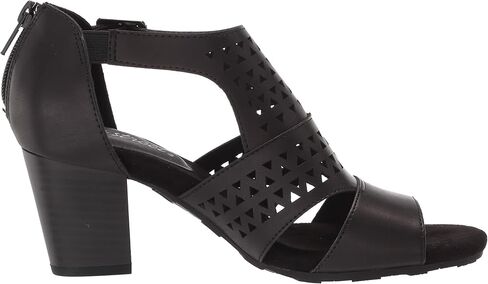 Easy Street Women's Block Heel Sandal Heeled, Black, 7.5 Wide in Saudi Arabia