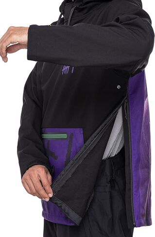 هودي مقاوم للماء للرجال من 686 - سويت شيرت شتوي مع قناع وجه مرفق وجيب كنغر - مقاوم للماء والطقس in Kuwait