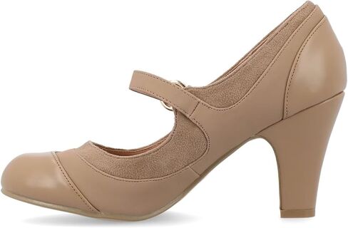 Agodor Women's Chunky Heel Mary Jane Lolita Platform Shoes Suede Round Toe Block Heel Pumps in Saudi Arabia