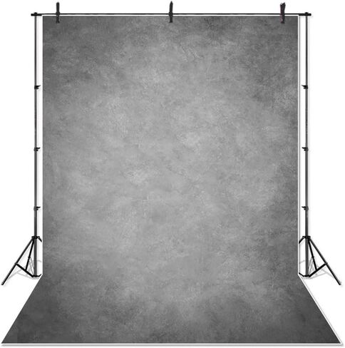 Mocsicka Light Grey Photography Backdrops Grey Texture Abstract Photo Backdrop Vintage Headshot Portrait Background for Photography Studio Props(Light Grey, 5x7ft) in Saudi Arabia