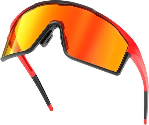 Cycling Glasses Polarized Sports Sunglasses Men Women Mountain Bike Glasses-UV 400 Protection,Baseball Sunglasses For Running,Fishing,Cycling,Golf-Grey in Saudi Arabia
