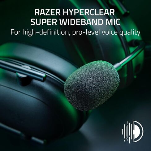 Razer BlackShark V2 HyperSpeed for PC - Wireless Ultra-Lightweight Esports Headset (280g, HyperClear Super Wideband Mic, Triforce Titanium 50 mm Drivers, Bluetooth) Black (Renewed) in Saudi Arabia