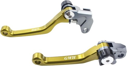 Motorcycle Billet Foldable Brake Clutch Lever Handle CNC Aluminum Pivot for CRF150F CRF230F 2003-2020 CRF250F 2019-2022 CRF 230F 230 F 150F 150 250 250F Dirt Pit Bike Motorbike （Black） in Kuwait