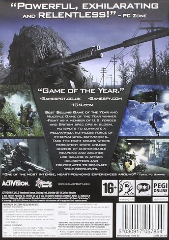 Activision CALL OF DUTY 4 MODERN WARFARE GOTY ED. in Saudi Arabia