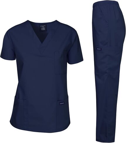 Dagacci Scrubs الزي الطبي للنساء والرجال مجموعة الدعك الطبية بلوزات وسراويل in Saudi Arabia