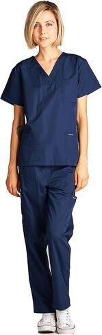 Dagacci Scrubs الزي الطبي للنساء والرجال مجموعة الدعك الطبية بلوزات وسراويل in Saudi Arabia