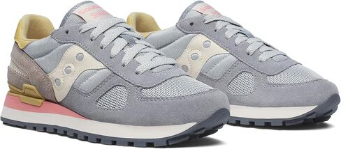 Saucony Women's Shadow Original Sneaker, Light Blue/Grey, 6.5 in Saudi Arabia