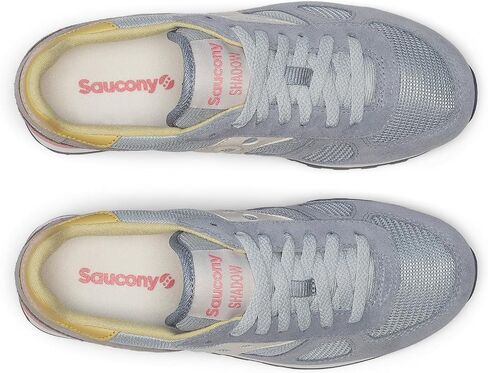 Saucony Women's Shadow Original Sneaker, Light Blue/Grey, 6.5 in Saudi Arabia