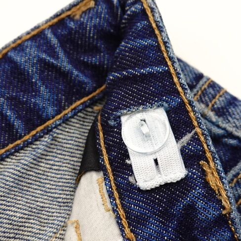 KIDSCOOL SPACE Girls' Wide-Leg Jeans,3 Buttons Front Elastic Band InsideSimple Design Flared Denim Pants in Saudi Arabia