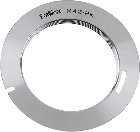 محول تركيب عدسة Fotodiox Pro - عدسة SLR مثبتة بمسمار M42 إلى جسم كاميرا Pentax K (PK) Mount SLR in Saudi Arabia