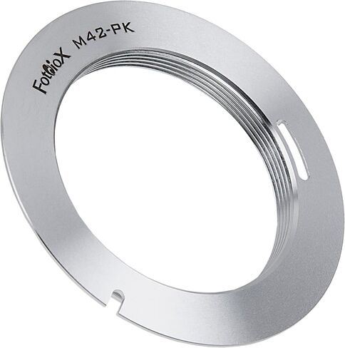 محول تركيب عدسة Fotodiox Pro - عدسة SLR مثبتة بمسمار M42 إلى جسم كاميرا Pentax K (PK) Mount SLR in Saudi Arabia