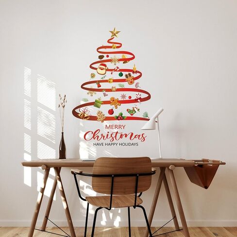 2 Pieces Believe In Your Elf & Pine Trees Christmas Window Clings for Glass Windows Xmas Holiday Grinch Stickers for Windows Vinyl Decal Winter Decor Country Decoration Peel and Stick for Kids Bedroom in Saudi Arabia