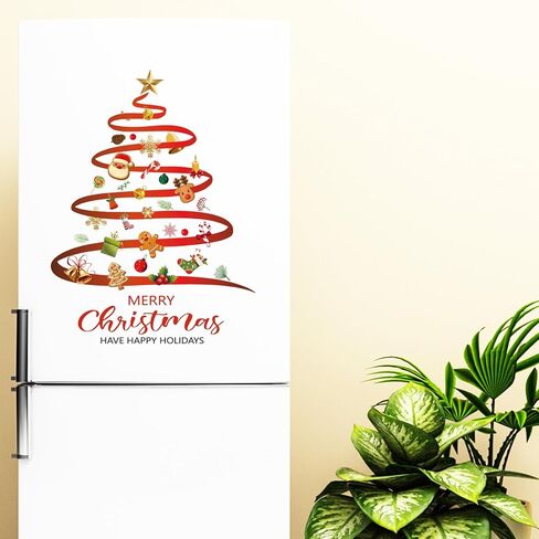 2 Pieces Believe In Your Elf & Pine Trees Christmas Window Clings for Glass Windows Xmas Holiday Grinch Stickers for Windows Vinyl Decal Winter Decor Country Decoration Peel and Stick for Kids Bedroom in Saudi Arabia