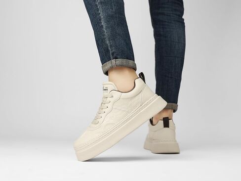 YCMM Lace Up Platform Sneakers for Men Women Lightweight Comfortable Casual Fashion Sneaker Walking Shoes in Kuwait